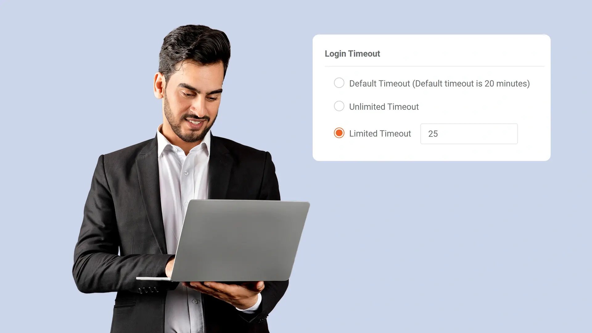 Automatic Timeout for Secure Evidence Sessions