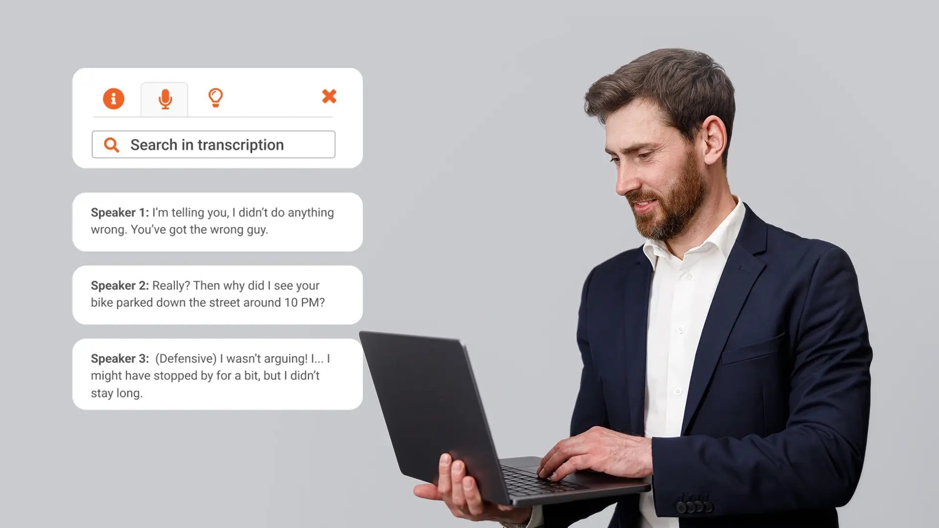Clarity and Traceability for Multi-Speaker Audio Evidence
