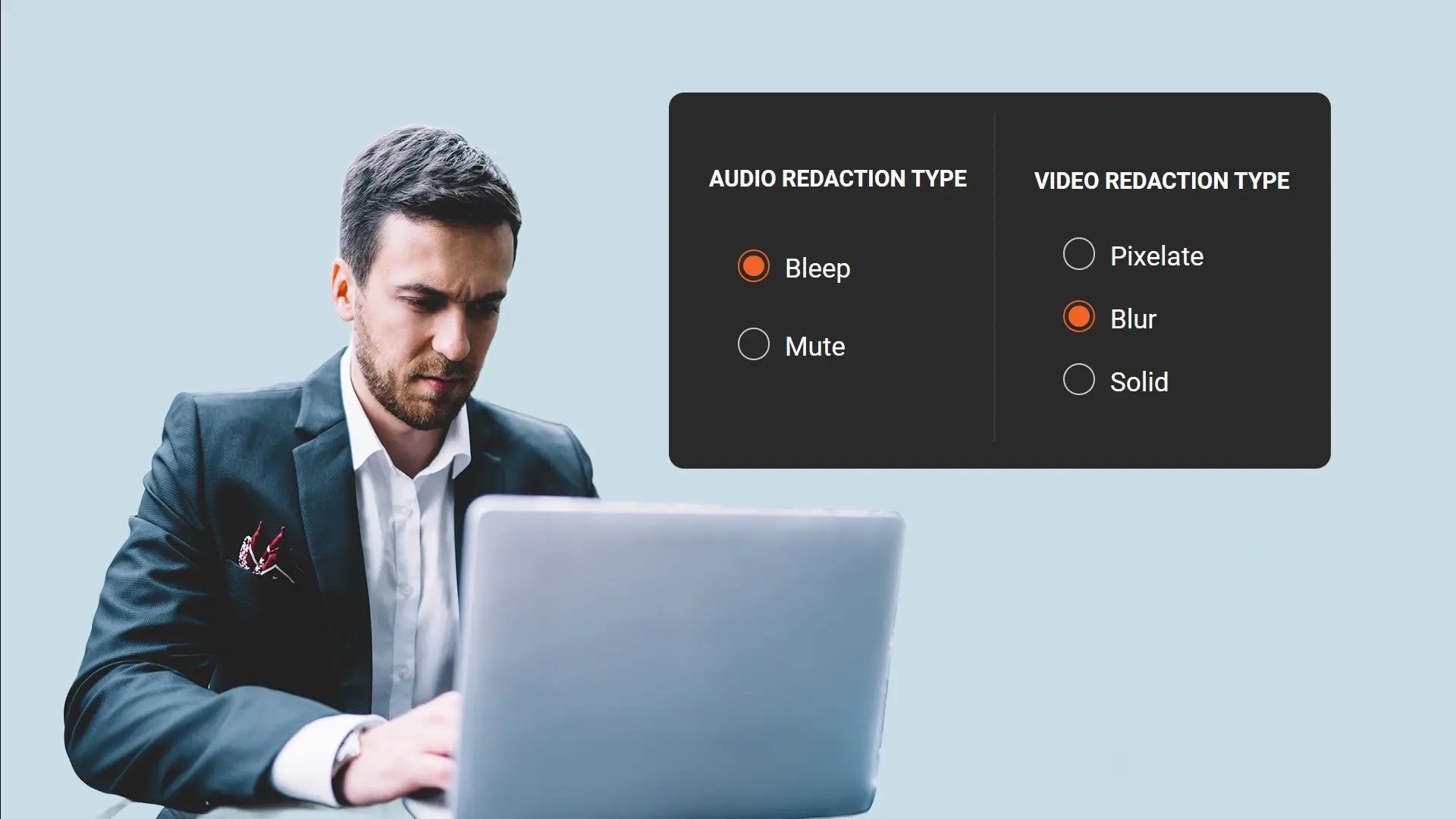 Comprehensive Redaction Across All Evidence Formats