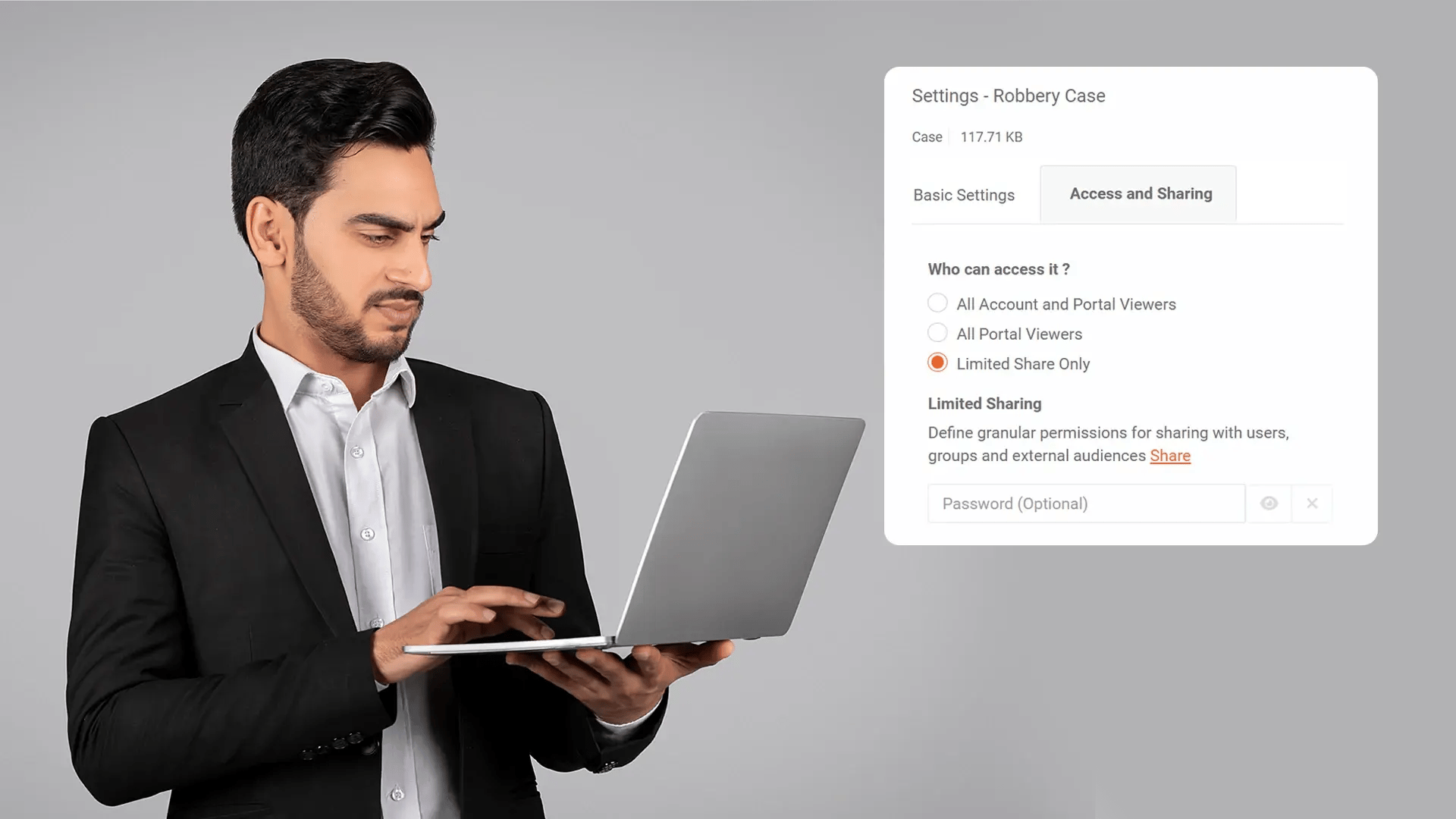 Control Who Sees What in Each Case