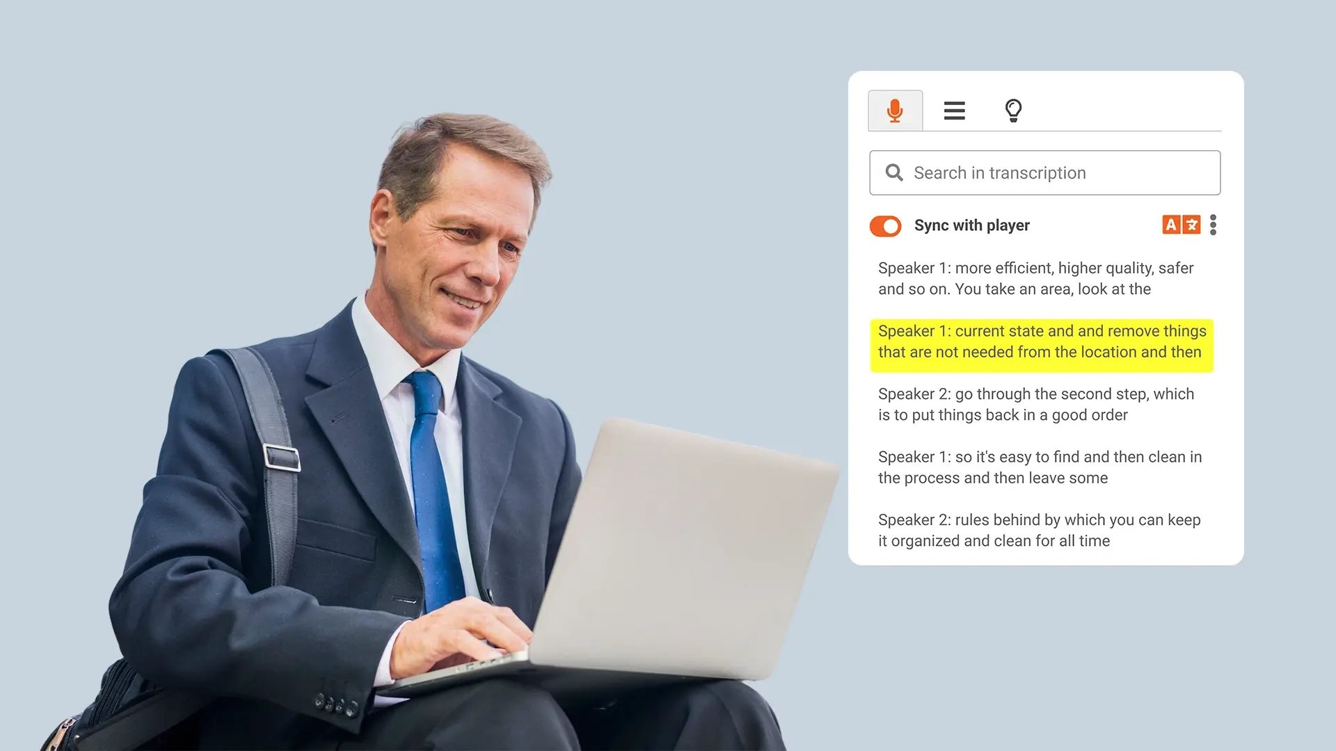 Convert Spoken Conversations into Structured, Reviewable Text