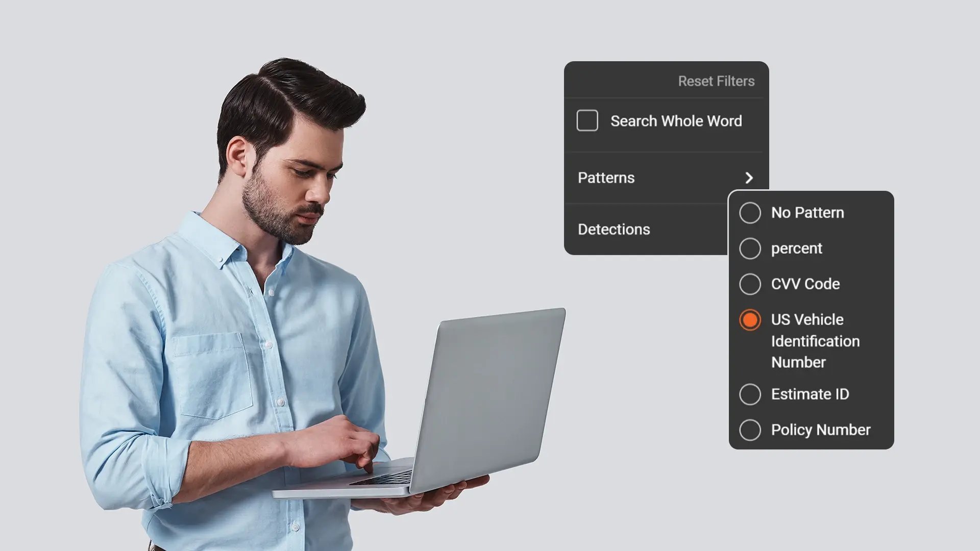 Custom Redaction Rules for Pattern-Based Redaction Across Evidence