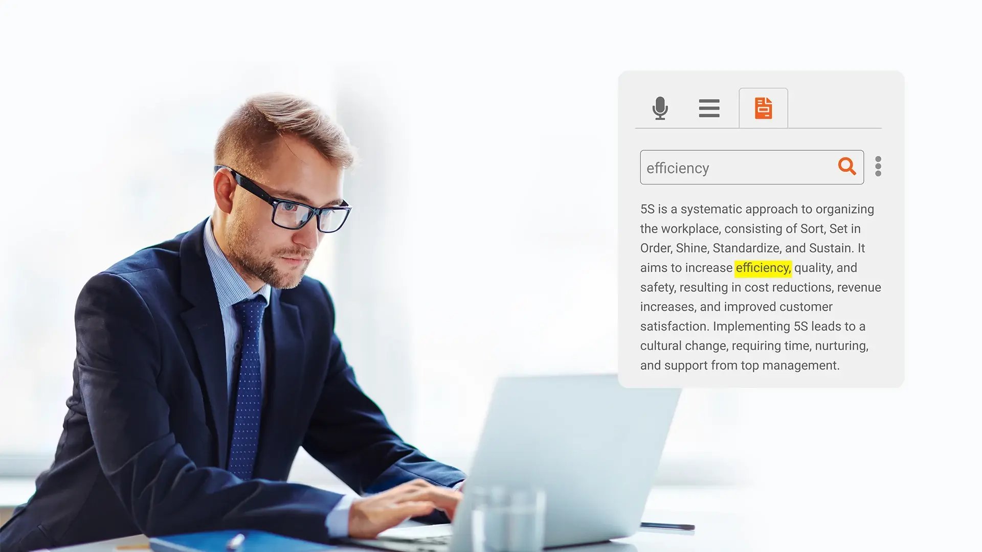 Get Clear Overviews of Lengthy Evidence with Less Effort