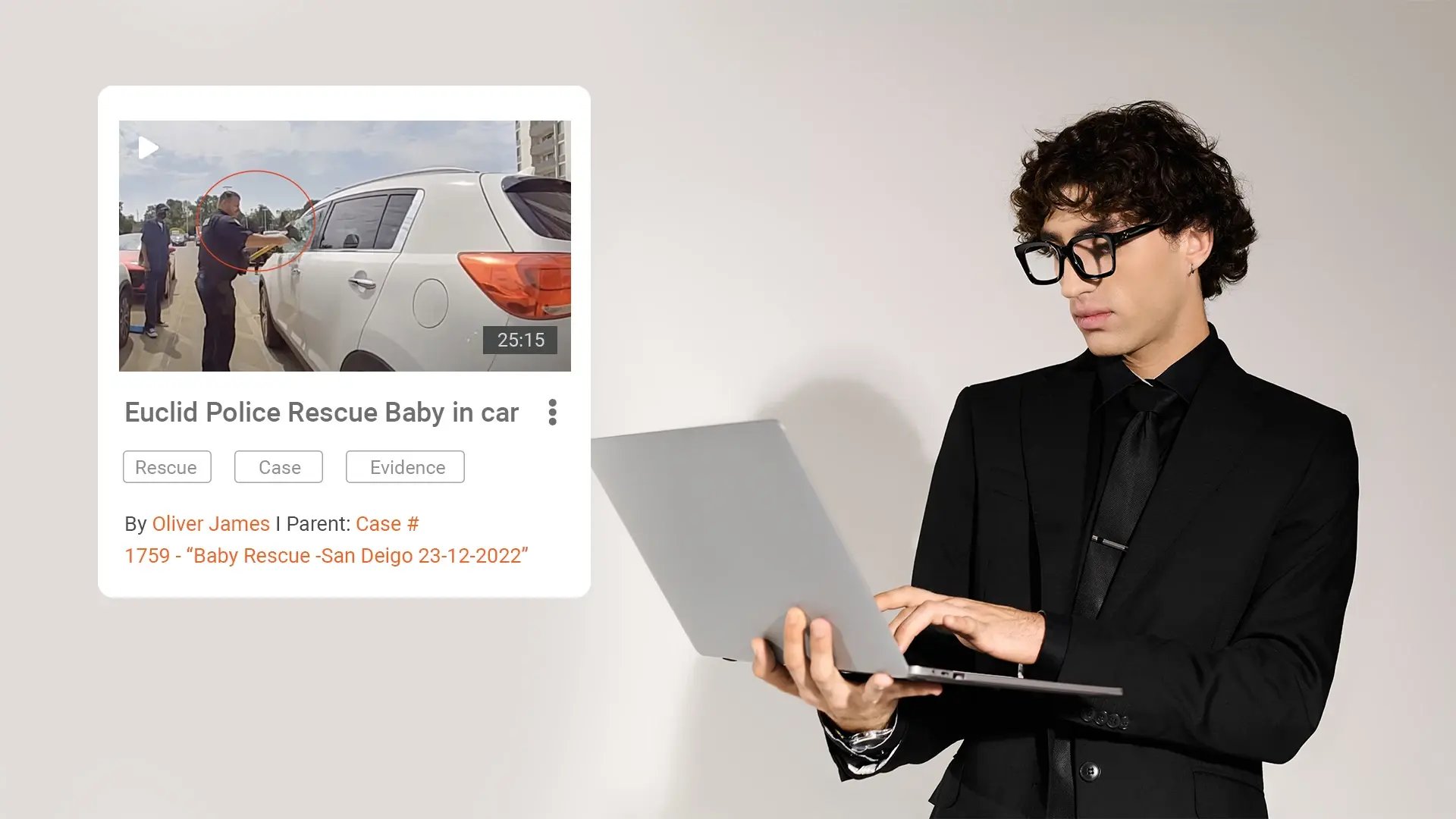 Keep Evidence Centrally Managed Across Systems