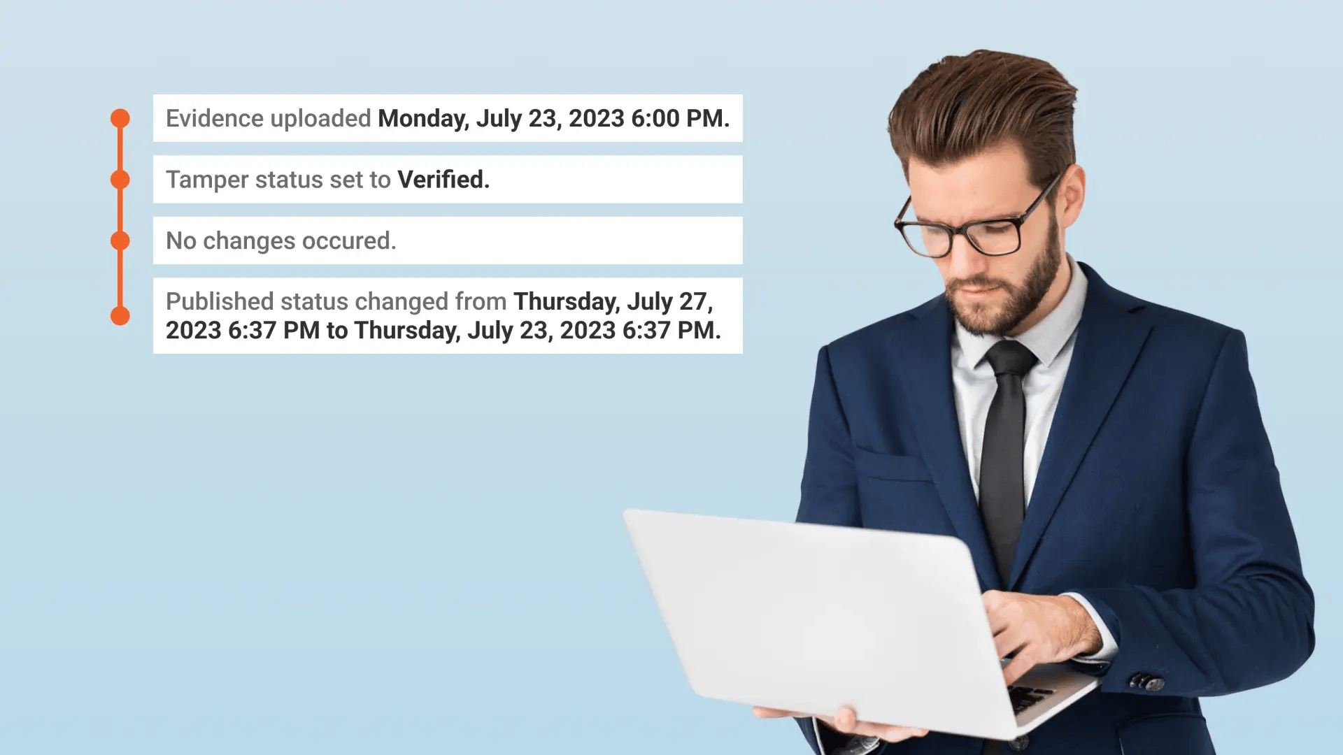 Maintain Accountability Across All Evidence Interactions