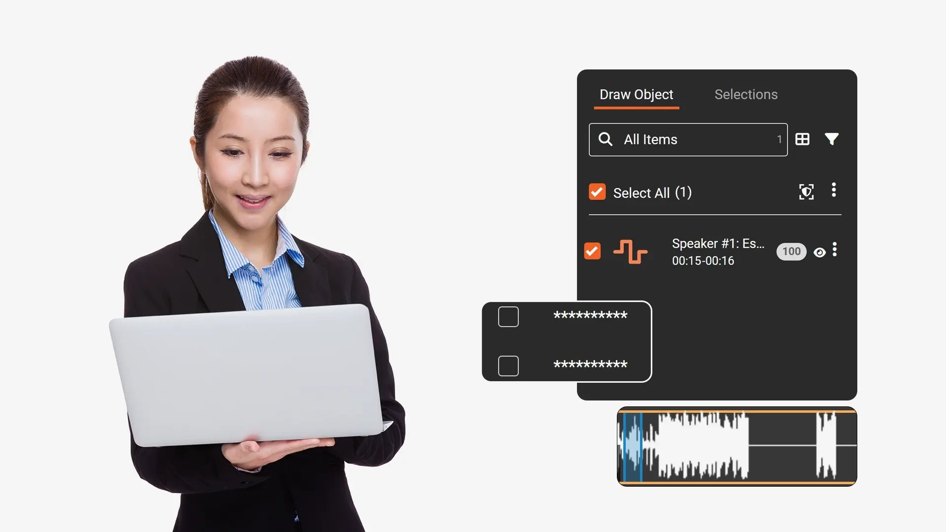 Maintain Visibility into Spoken PII Redaction Actions