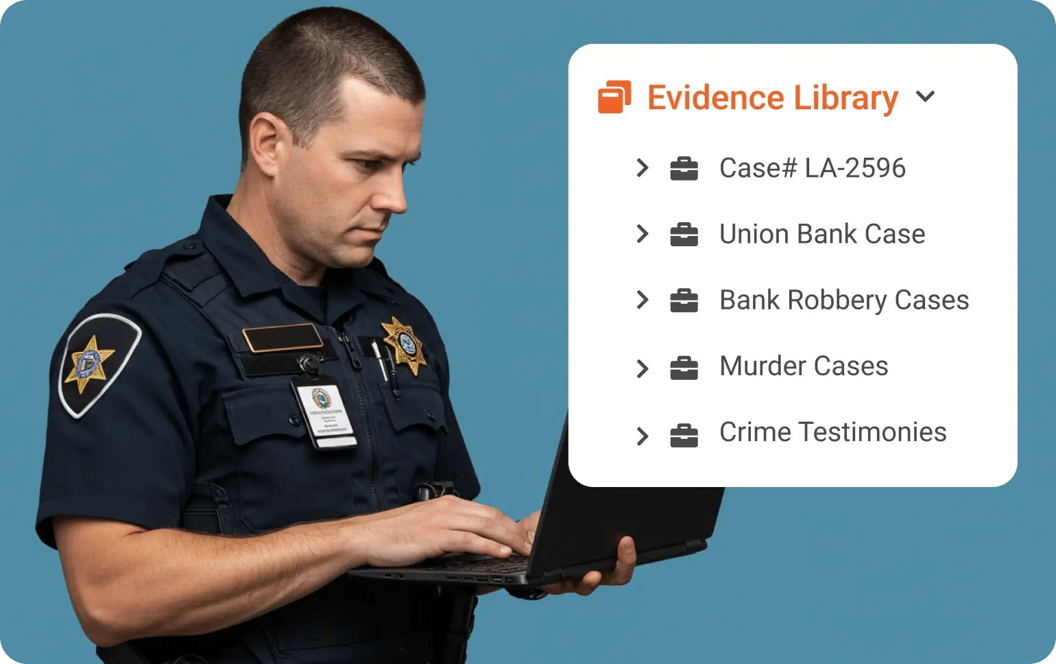 Organize Evidence in a Case Folder System