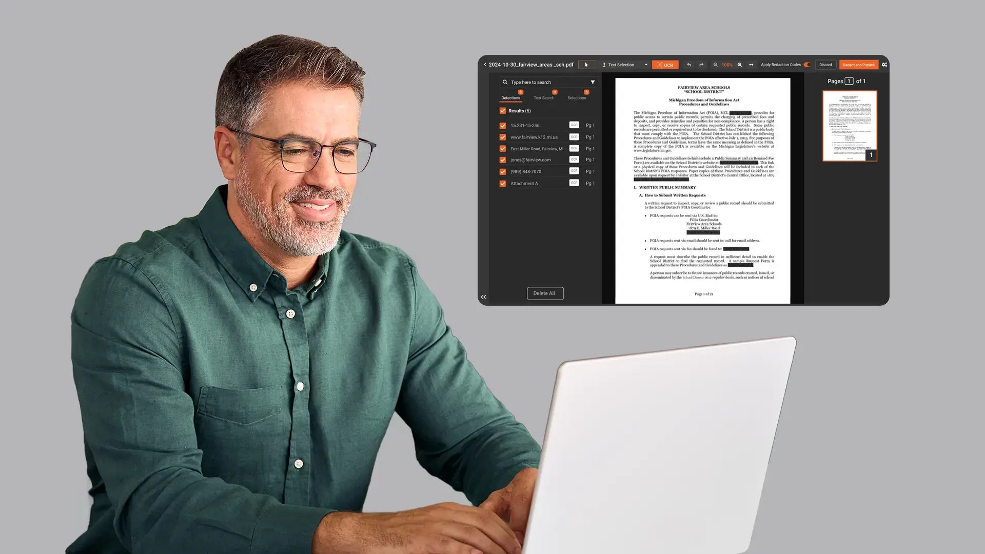 Public Records Requests Are Piling Up. Manual Redaction Cannot Keep Up