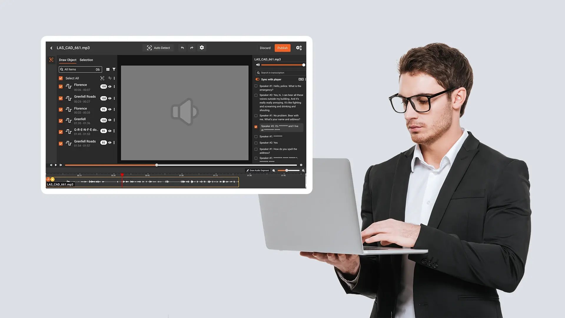 Support Traceability During Audio Review