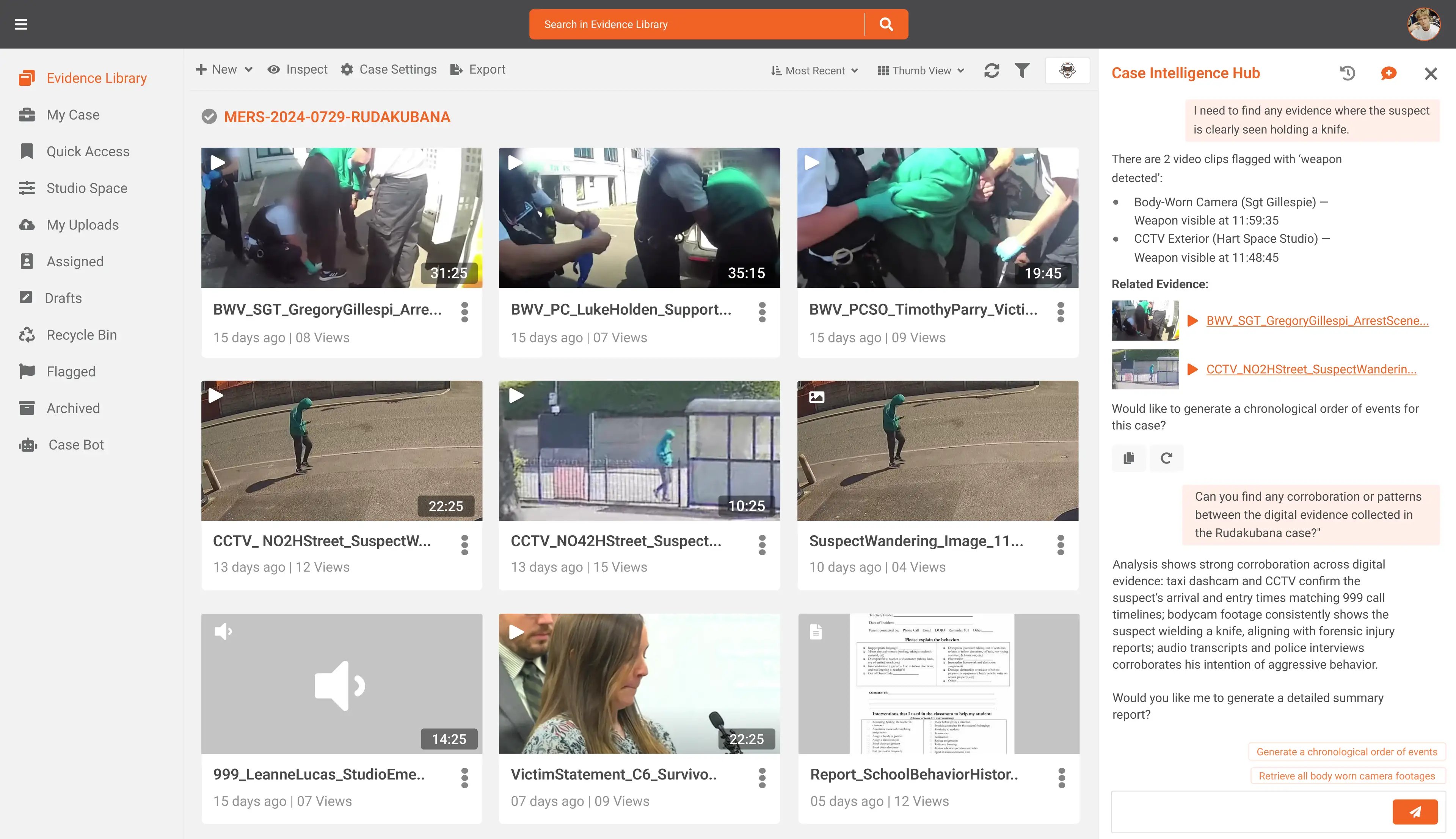 Transform Raw Evidence into Actionable Intelligence with Case Intelligence Hub