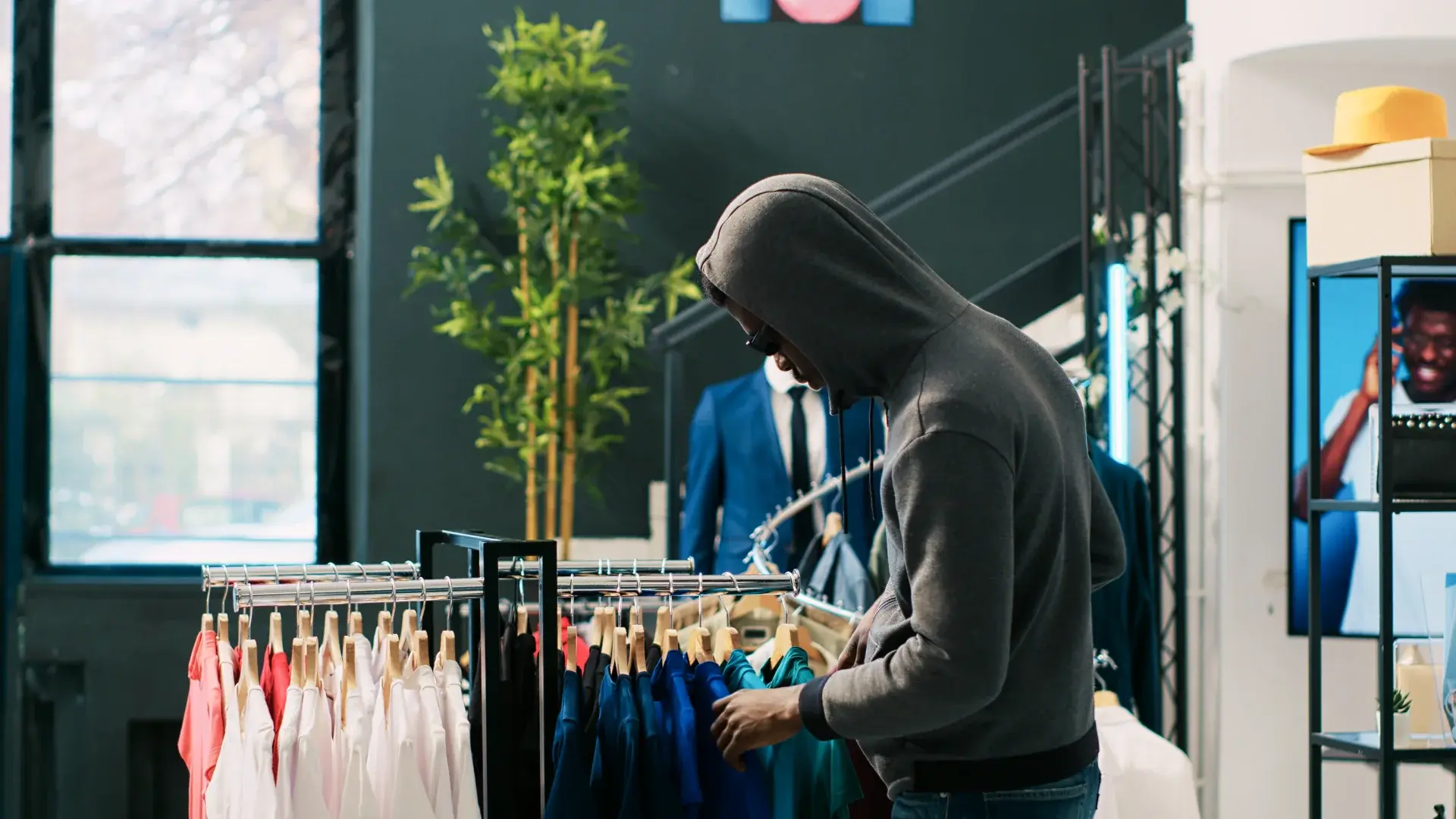 Retail theft detection and incident management in clothing store