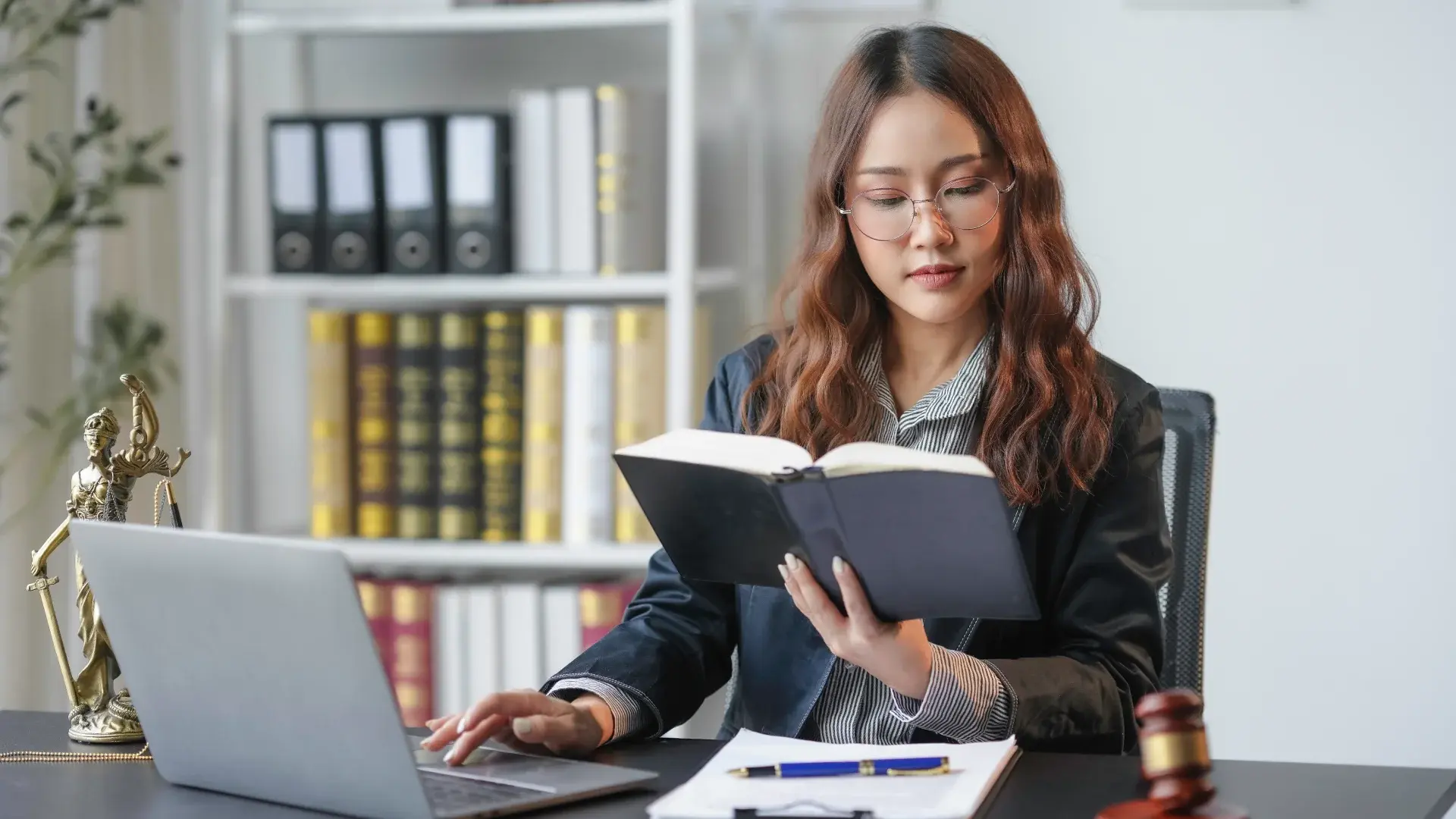 A Legal Officer Working on Case