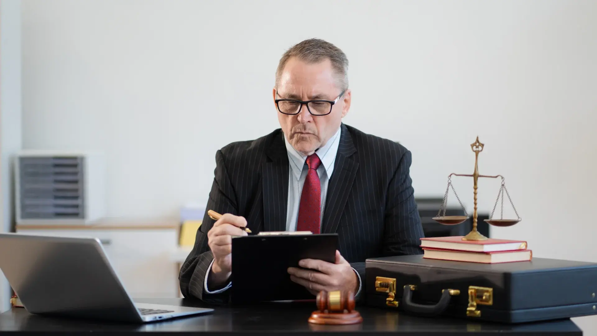 An Officer Working on a Screen